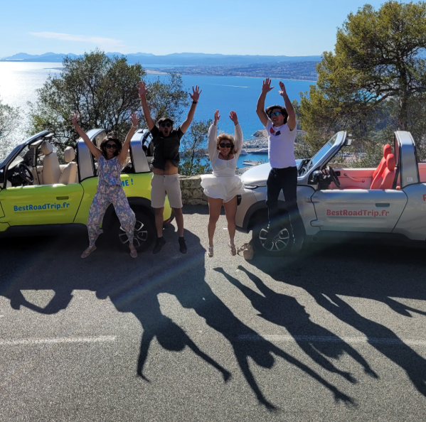 outing with clients and the best road trip nice vehicle